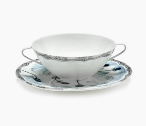 Супница + Блюдце MIRTILLO TEA MF, L 18 W 18 H 6.5 CM -