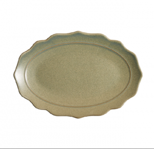 Блюдо овал. 25х17см Floral,Sage Note, LEK - C C 
