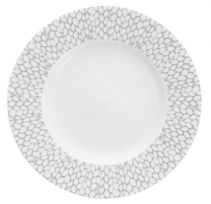 Тарелка мелкая 22cm серая, Amanda 