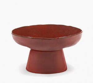 Емкость на ножке 31см H=18см VENETIAN RED LA MÈRE
