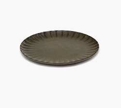 Тарелка мелкая 15см h=1,7cm GREEN- Inku