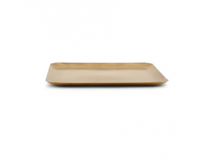Блюдо квадр. 19xH0,5см antique gold Serve