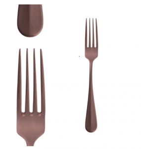 Вилка десертная Vintage PVD Copper Stone Was - Baguette