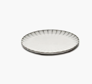 Тарелка мелкая 18см h=1,7cm WHITE - Inku