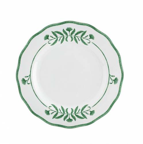 Тарелка мелкая 32 см, green Jane