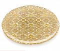 Блюдо 37см GOLD LEAF DECORATION - ARABESQUE