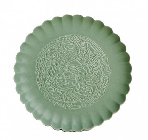 Тарелка мелкая 21см Phoenix Pandan Green-Dynasty