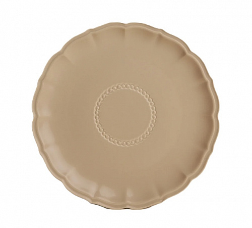 Тарелка мелкая 28см Lotus Toasted Coconut-Dynasty