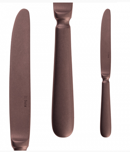 Нож столовый Vintage PVD Copper Stone Was - Baguette