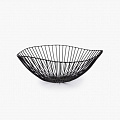 Корзина для фруктов D39 H13 BLACK - Metal sculptures