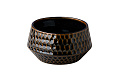 Gold Metallic Pineapple bowl 13.7 x 7 cm -
