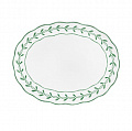 Блюдо овальное 29*23см, green Jane