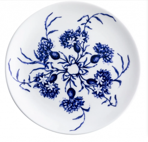 Тарелка мелкая купе 16см белая, Purio Blue Botanicals 