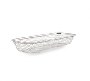 Корзина для подачи 31x13xH5,5см silver Serve