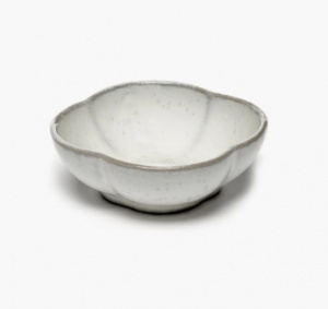 Соусник 9см H=3см Ribbed WHITE Inku
