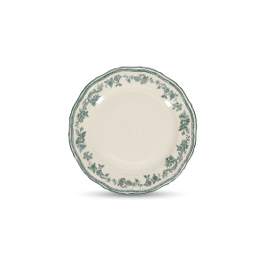 Тарелка мелкая 21,5 см, H-2 cм, green Cyril