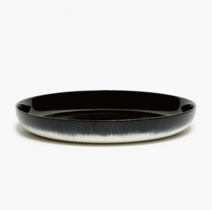 Тарелка высокая D27 CM H 4,2см OFF-WHITE/BLACK VAR C - Dé