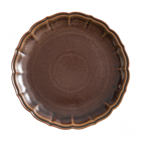 Тарелка мелкая 28см Floral, Bronze Brass, LEK - C C