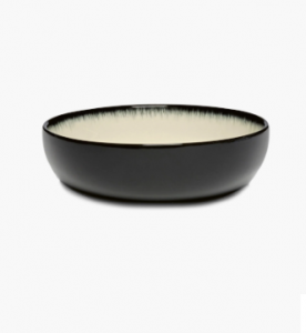Тарелка высокая D13 CM H 4,2см OFF-WHITE/BLACK VAR D - Dé