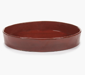 Тарелка 25см с бортом H=4,5см VENETIAN RED LA MÈRE