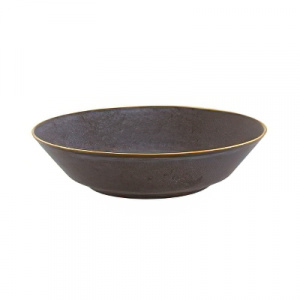 Тарелка для пасты 25 см Bronze - Gold Stone