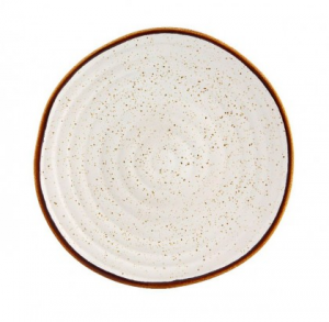 Тарелка мелкая 28см - Rustic Blend White