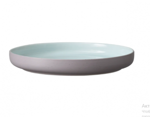 Тарелка мелкая с верт. бортом 23cm H40mm (голубая) Hamptons