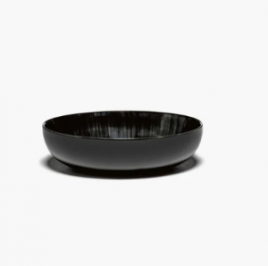 Тарелка высокая D15,5 CM H 4,2см OFF-WHITE/BLACK VAR C - Dé