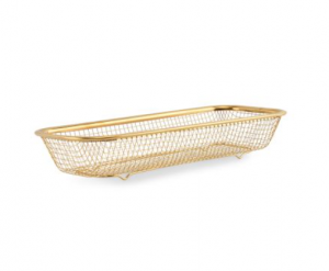 Корзина для подачи 31x13xH5,5см gold Serve