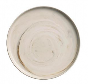 Тарелка мелкая с верт. бортом 21cm H29mm - Marble