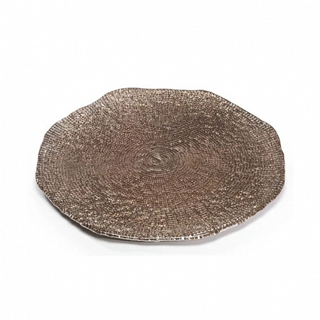 Блюдо 34см Diamante hazelnut