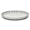 Блюдо овальное 19х13см, h=3,7см, WHITE Inku