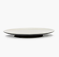 Тарелка мелкая 24см BLACK/OFF-WHITE RA