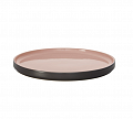 Plate flat GEO rose ?26cm -