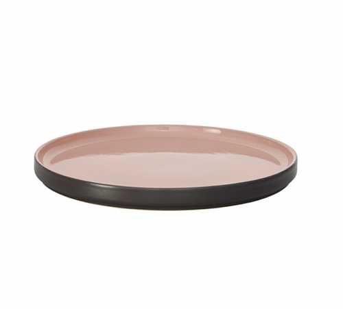 Plate flat GEO rose ?26cm -