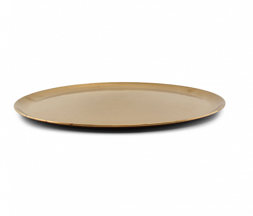 Блюдо 44,5xH1см antique gold Serve