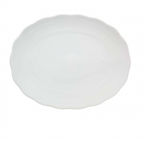 Блюдо овал 37х29,6см - Braganca White