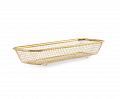 Корзина для подачи 31x13xH5,5см gold Serve